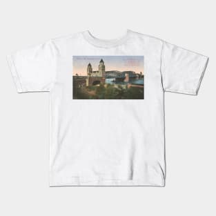 Cologne Hohenzollernbruecke Kids T-Shirt